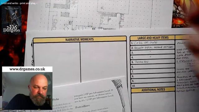 2D6 Dungeon Playthrough - Completeing Level 2