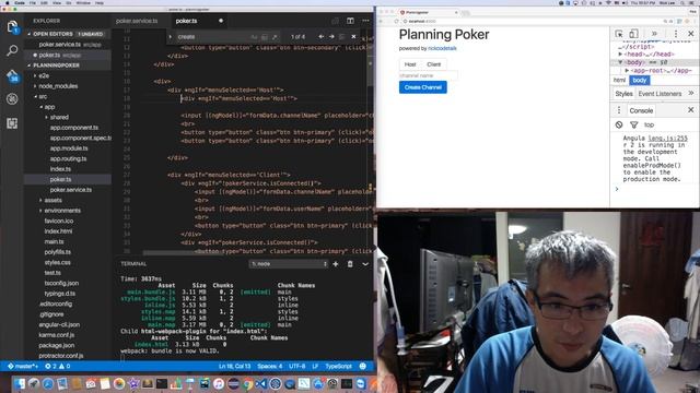 [Project Planning Poker] ep.3 - 開發Frontend (part 2) (用 Angular2, Nodejs, rxjs, websocket....)