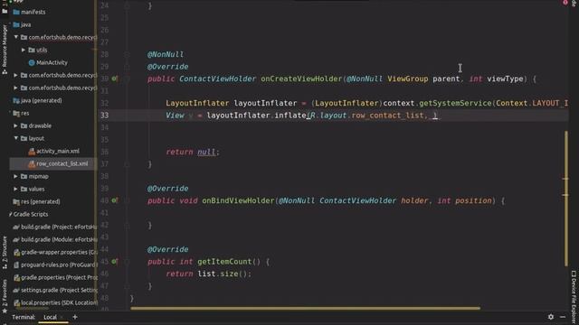 #PlayAround  | part 1 | Android recyclerview in android studio with java  bangla tutorial