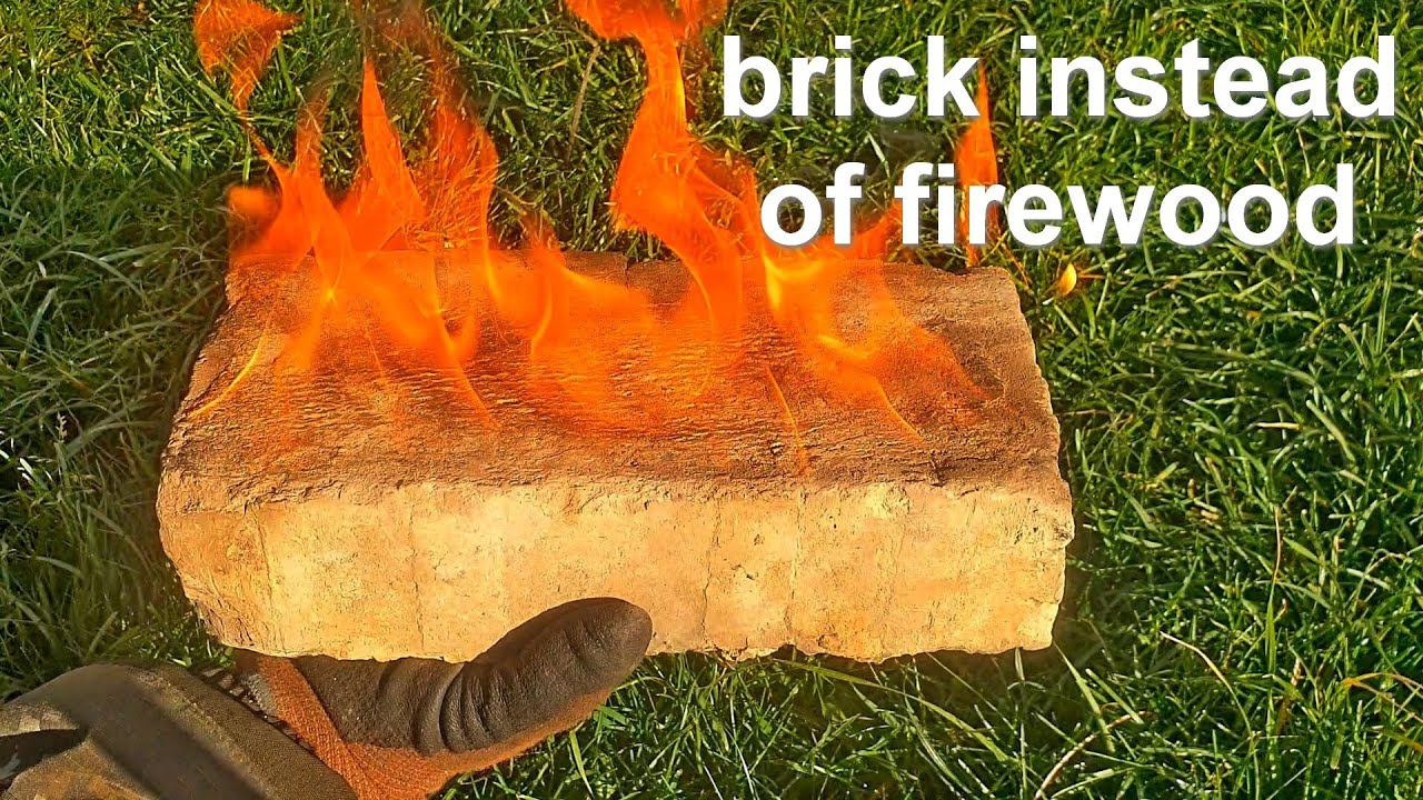 WE HEAT THE OVEN WITH BRICKS