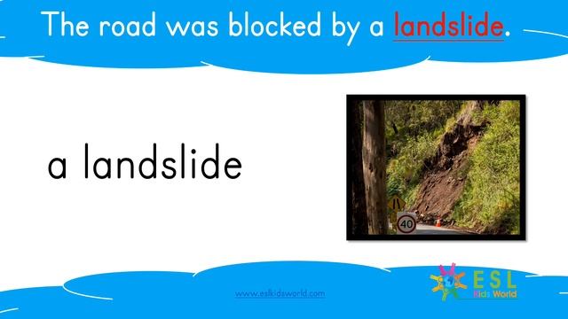 ?Natural Disasters Vocabulary | Types of Disasters for Kids