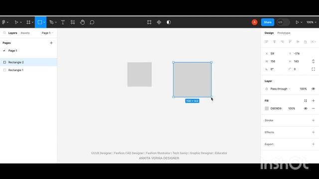 How to Create Rectangle of different sizes in figma  Ankita Verma Designer  Figma