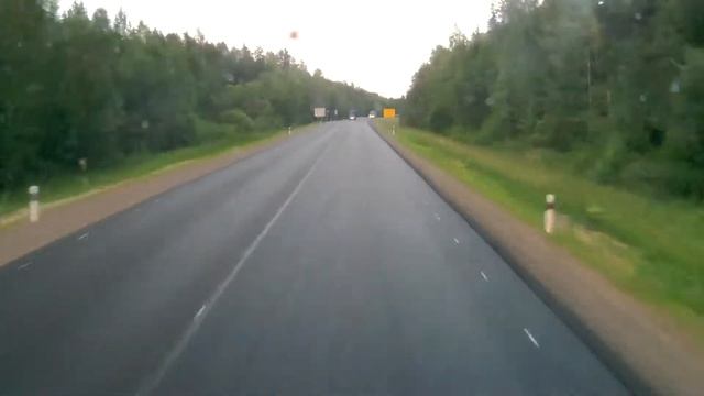 Трасса М9 на Москву.  Вход в Тверскую обл. -  Трофимово 