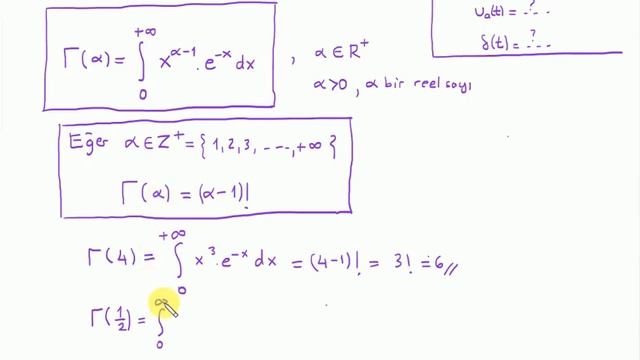 Olasılık ve İstatistik : Gamma Fonksiyonu (Gamma Function)