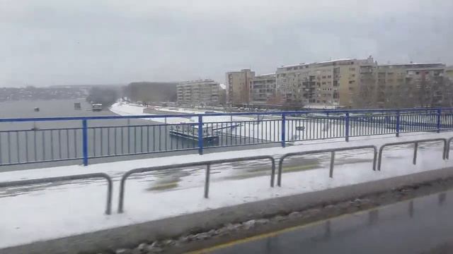Сербия сегодня - снег!