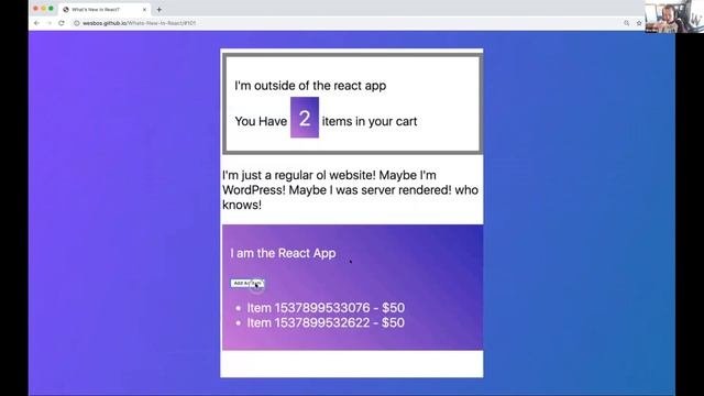 Whats new in React  - Wes Bos