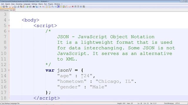Introduction to JSON