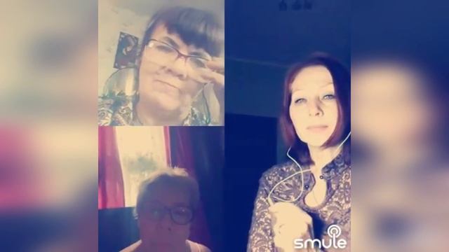 Оренбургский пуховый платок. Хор друзей Smule