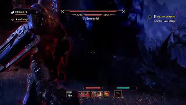 The Elder Scrolls ONLINE game play video a battle ring . ROTdeDOG74 playing on PS4 ;-{ )