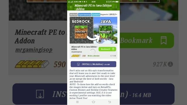 How to change beta edition to Java edition in Minecraft pocket edition?