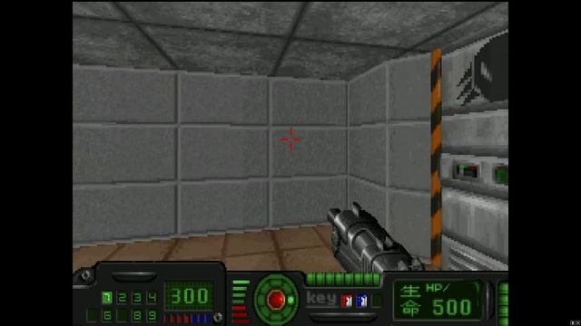 MARS 3D / 終極戰士 (DOSBox) - Level 03 - No Commentary All Secrets