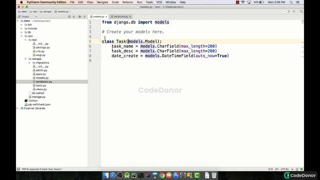 159. Build REST API using Django REST Framework