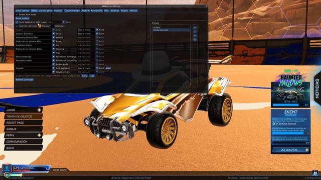 TUTORIAL DE COMO TENER TODOS LOS OBJETOS GRATIS!! bakkesmod! | rocket league | romero