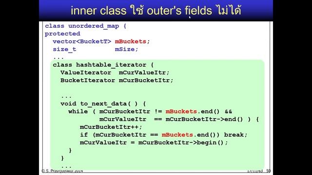 Data Structure 18-4: Separate Chaining Iterator
