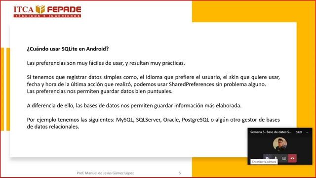 Introducción SQLite en Android Studio Semana 5-DAUTE