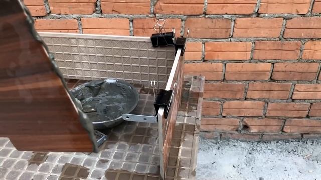 Cách dùng gạch men ghép chậu.How to use ceramic tiles, transplant bonsai pots