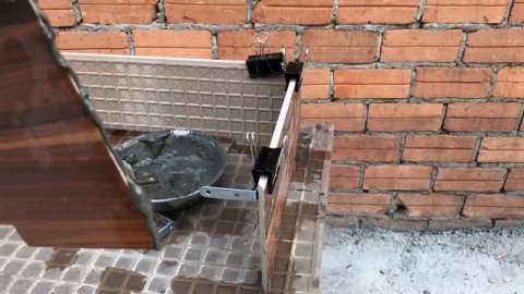Cách dùng gạch men ghép chậu.How to use ceramic tiles, transplant bonsai pots