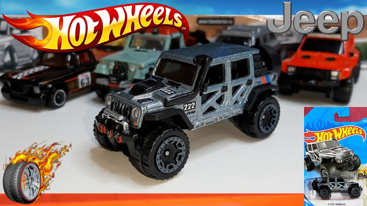 Custom Hot Wheels 17 Jeep Wrangler HW Baja Blazers 2/10