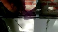 Заливка пенобетона в пристенный каркас