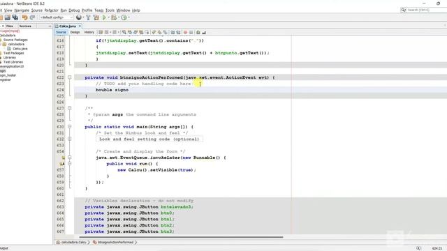 Cómo crear una calculadora científica en Java NetBeans