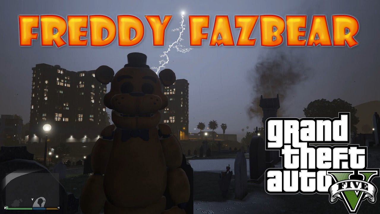 Freddy Fazbear mod GTA 5 - ГТА 5 моды - установка и обзор мода