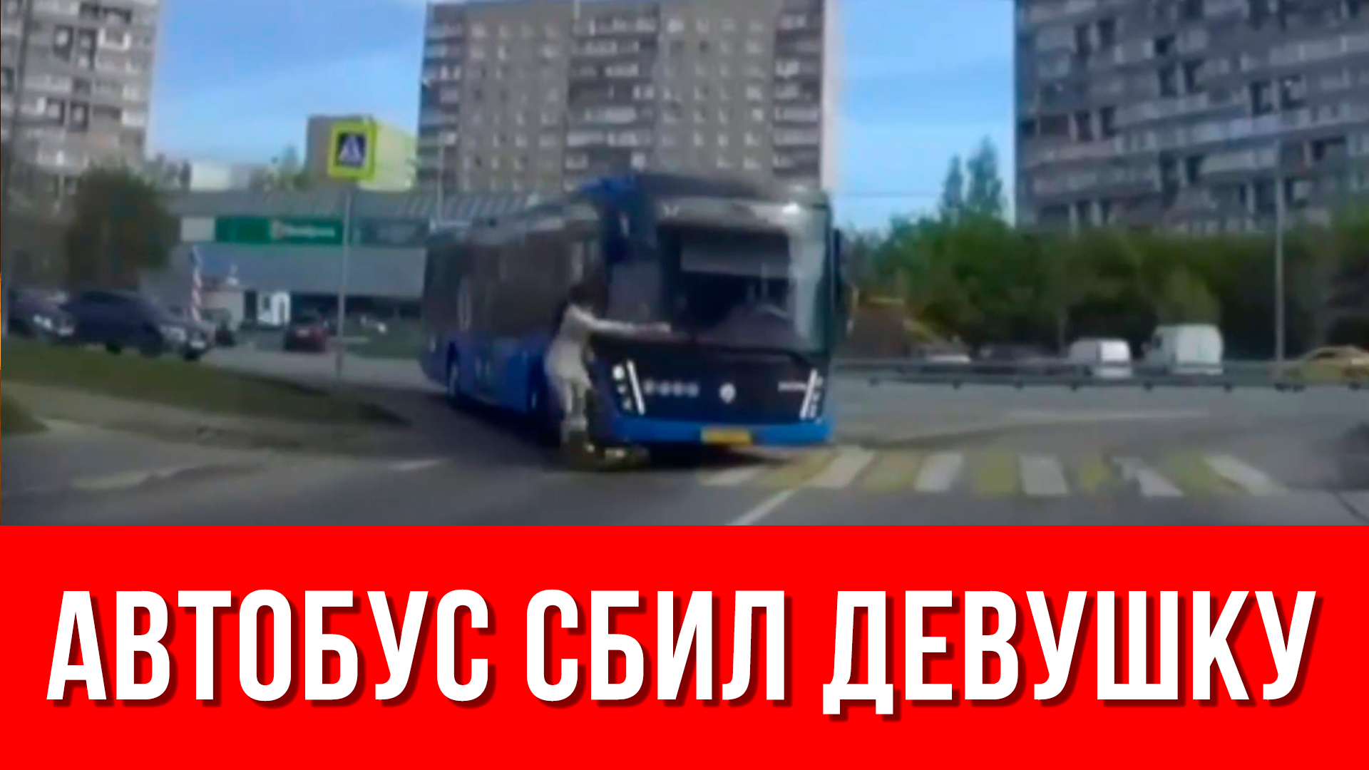 В Зеленограде автобус сбил девушку