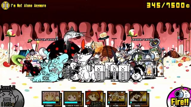The Battle Cats: Witch's Labyrinth (Level 3) (Rose Garden Witch, Dessert Witch, Box Witch)