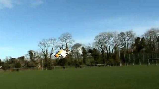 Flying My Trex 500 Pro Rc Helicopter