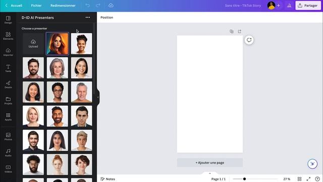 No D-ID CréER votre propre Avatar Animé Gratuit avec Canva  Créer des vidéos animées une IA Canv
