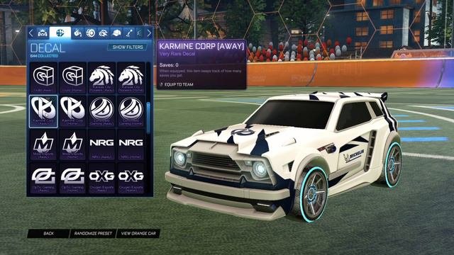 ALL NEW FENNEC RLCS ESPORTS DECALS IN ROCKET LEAGUE!