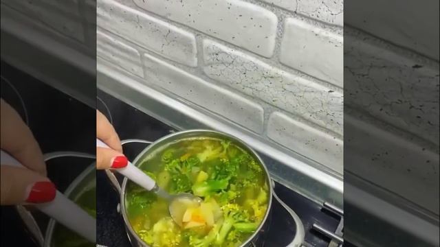 🥦 Полезный и вкусный суп из брокколи!