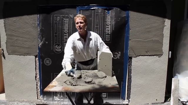 How to apply stucco.