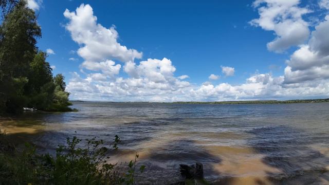 Таймлапс. Облака на Озернинском водохранилище