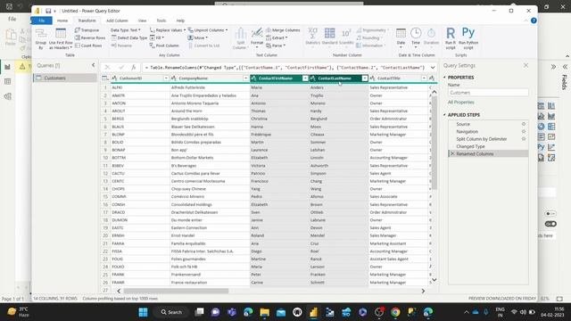 12. Merge Columns  Power Query Editor  Merge Columns with A Separator