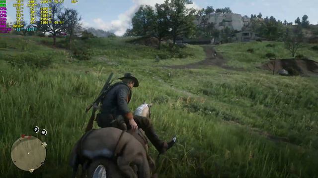 i5 2550K 4.1 GHz / 12 GB DDR3 1866 MHz / RX 470 4 GB / Red Dead Redemption 2