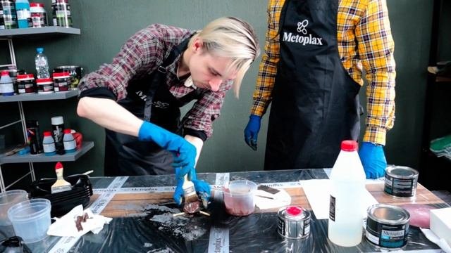 Медный подсвечник из гипса  Металлизация подсвечника медью  DIY  Metoplax  мастер-класс