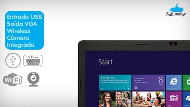 Notebook Ultrafino CCE com Intel Dual Core | Submarino.com.br