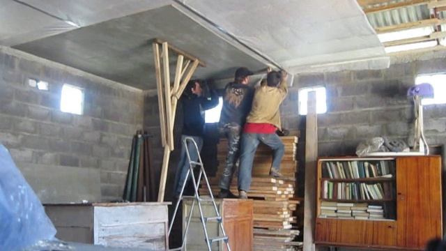 Подшивка потолка листами ЦСП