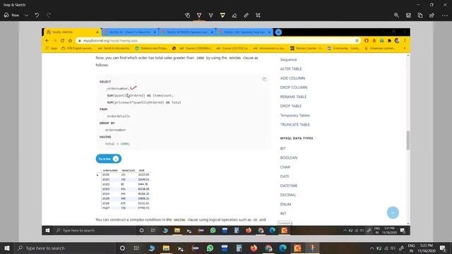HAVING CLAUSE IN MYSQLPART 1-IN BENGALI