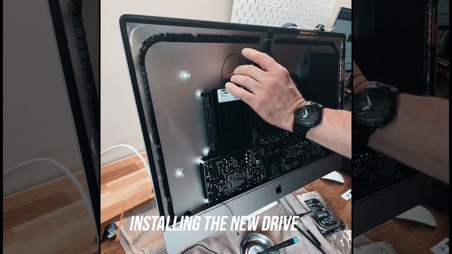 iMac 27 2013 SSD upgrade at home