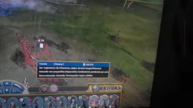 Batalla con dos Divisiones vs Napoleon. campaña con britanicos