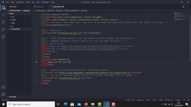 Membuat Web Portfolio dengan Bootstrap 3 #1