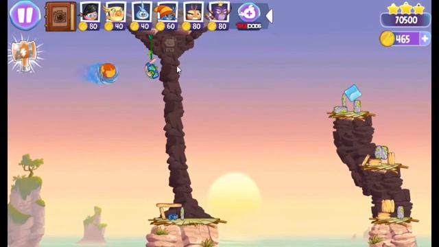 Angry Birds Stella Beach Day Android Gameplay Level 2