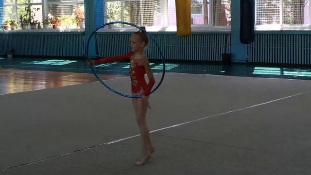 Художественная гимнастка Безверхая Полина 2006 ДЮСШ2