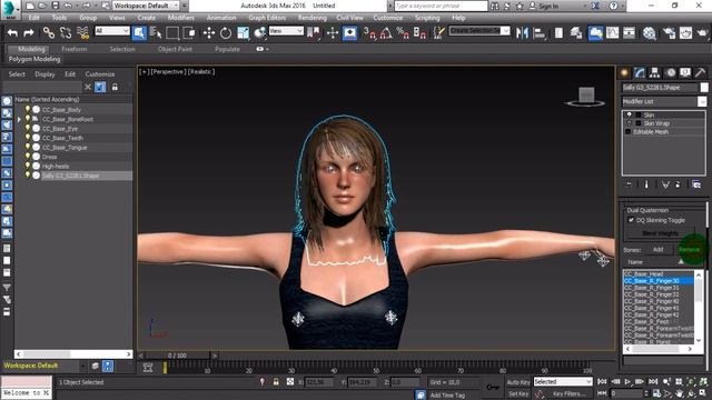 Конвертация прически из Daz studio в iClone 6 и Character creator