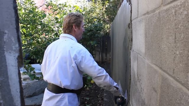 Apply the right stucco thickness to block walls.