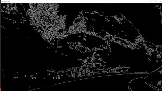 Real Time Edge detection on a 2k 60fps Vechicle Camera Turn on Captions for Explanations