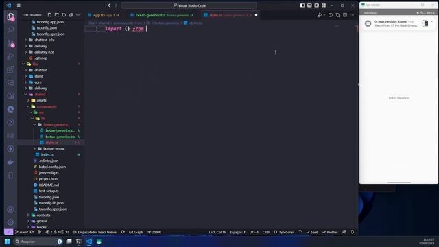 Curso NX Monorepo - Aula 21 - Personalizando Botão Genérico