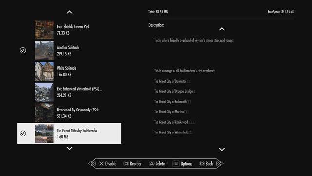 Mods And Load Order For Skyrim SE On PlayStation 5 PS5 4K
