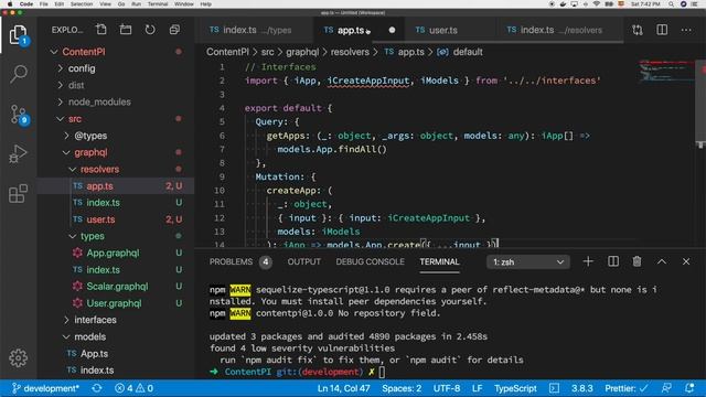 3. Desarrollando un Headless CMS con TypeScript y GraphQL: GraphQL Types & Resolvers